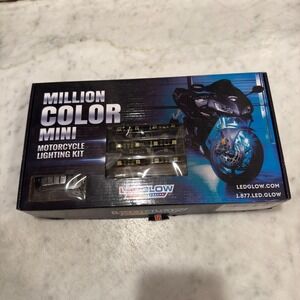 LEDGlow Million Color Mini Motorcycle Lighting Kit 8pc Advanced Remote